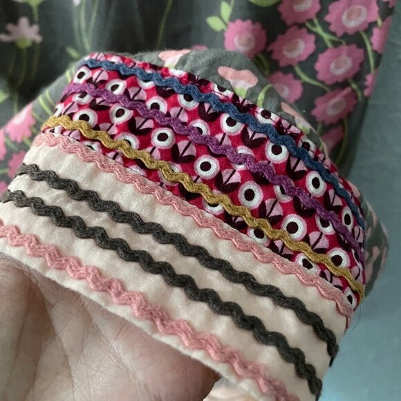 Free People Sleeveless Floral Boho Split V-Neck Shift Dress Womens 2 Fairycore - Picture 5 of 10